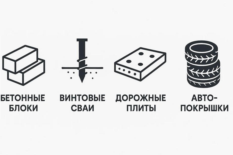 Выбор фундамента для бытовки.